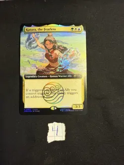 SDCC 2025 Magic The Gathering X Avatar Katara The Fearless 4 cards for full deck - Image 4