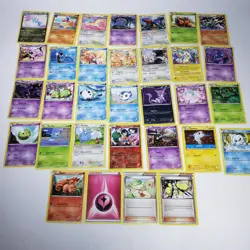 Lot of 32 Pokemon 2013 TCG Trading Cards All Unique Pokemon Cards (Set AA) - Image 1