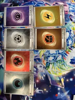 Cosmos Foil And Holo Energy Pokemon Card Lot - Image 1