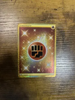 Fighting Energy - 233/198 Holo Gold Secret Rare Card Pokemon - Chilling Reign - Image 1