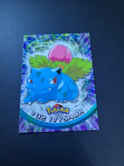 Topps Pokemon Ivysaur 02 Series 1 Card Blue Topps Trading Card Vintage - Image 1