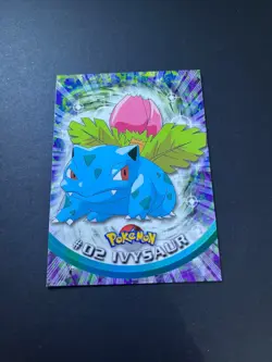 Topps Pokemon Ivysaur 02 Series 1 Card Blue Topps Trading Card Vintage - Image 2