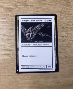 MTG Golgari Death Swarm - Mystery Booster - Test Cards (Symbol) Card # 091 - Image 1