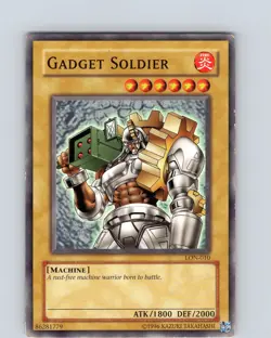 Yu-Gi-Oh TCG Gadget Soldier LON-010 Unlimited Regular Common Card Played LP - Image 1