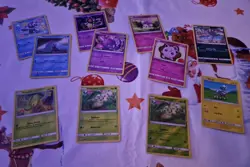 Pokemon Sun & Moon Lost Thunder Bundle Cards Incl Chikorita 5/214 Reverse Holo - Image 1
