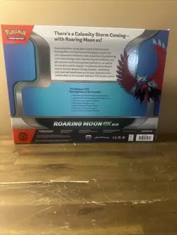 Pokemon TCG Roaring Moon ex Card Box 4 Booster Packs Trading Card Game - Image 2