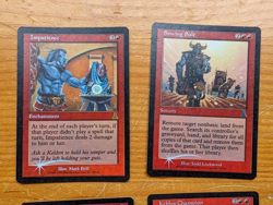 MTG Urza's Destiny FOIL Rare, Uncommon reds (8 cards), Impatience etc, see desc - Image 2