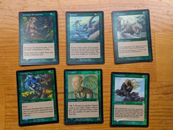 MTG Urza's Destiny FOIL Uncom. greens (6 cards), Yavimaya Enchantress, see desc. - Image 1