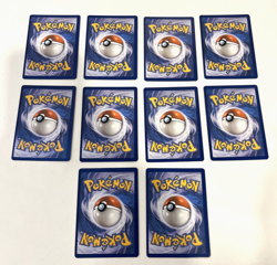 SET OF 10 POKEMON TCG SUN & MOON REVERSE HOLO PURPLE PSYCHIC ENERGY CARD LOT - Image 2