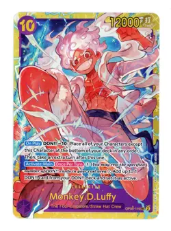 Monkey D Luffy OP05-119 SEC Secret Rare - PRB-01 The Best One Piece Card Game - Image 1