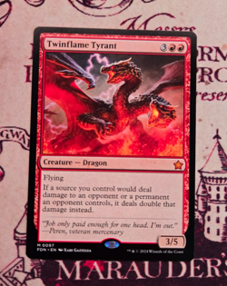 MTG Twinflame Tyrant Foundations NM - Image 1