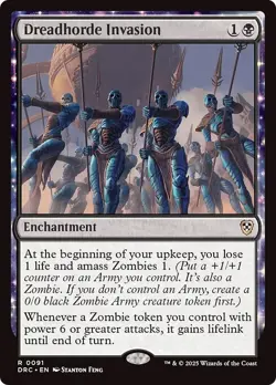 DREADHORDE INVASION x4 mtg NM-M Commander Aetherdrift 4 Rare - Image 1