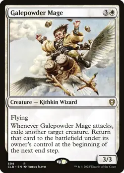 GALEPOWDER MAGE x4 mtg NM-M Commander Baldurs Gate 4 Rare - Image 1
