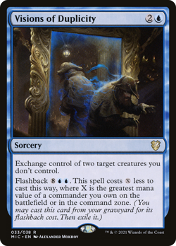 VISIONS of Dread Glory Ruin Dominance Duplicity - ALL 5 mtg NM-M MIC Commander - Image 4