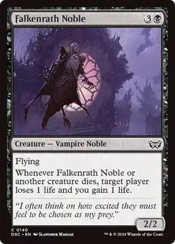 FALKENRATH NOBLE x4 mtg NM-M Commander Duskmourn 4 Common - Image 1