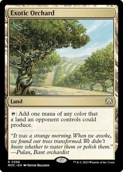 EXOTIC ORCHARD x4 mtg NM-M Commander March of The Machine 4 Rare - Image 1