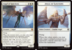 ANGEL OF SANCTIONS mtg NM-M Commander Aetherdrift 1 Mythic - Image 1