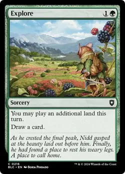 EXPLORE x1 mtg NM-M Commander Bloomburrow 1 Common - Image 1