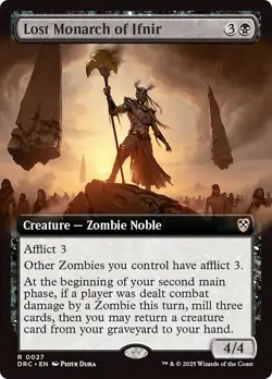 Extended Art LOST MONARCH OF IFNIR mtg NM-M Commander Aetherdrift 1 Rare - Image 1