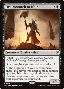 LOST MONARCH OF IFNIR mtg NM-M Commander Aetherdrift 1 Rare - Image 1