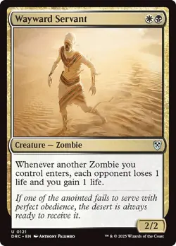 WAYWARD SERVANT x4 mtg NM-M Commander Aetherdrift 4 Unc - Image 1