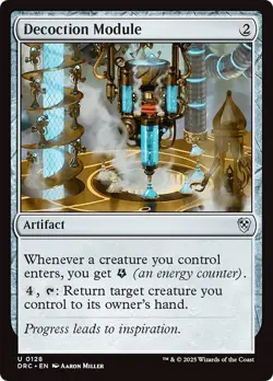 DECOCTION MODULE x4 mtg NM-M Commander Aetherdrift 4 Unc - Image 1
