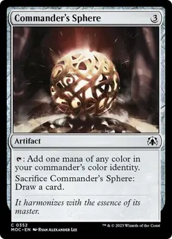 COMMANDER'S SPHERE x4 mtg NM-M Commander March of The Machine 4 Common - Image 1