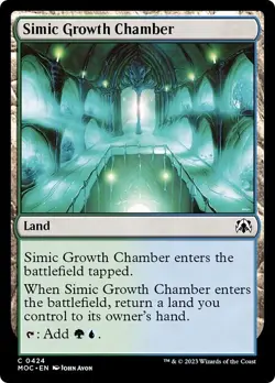 SIMIC GROWTH CHAMBER x4 mtg NM-M Commander March of The Machine 4 Common - Image 1