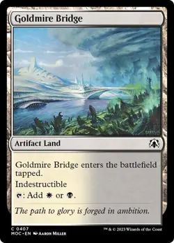 GOLDMIRE BRIDGE x4 mtg NM-M Commander March of The Machine 4 Common - Image 1