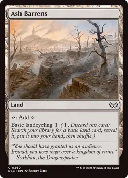 ASH BARRENS x4 mtg NM-M Commander Duskmourn 4 Common - Image 1