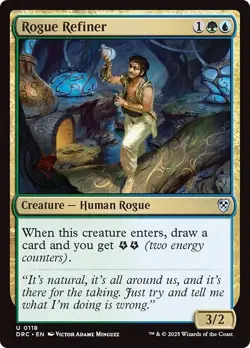 ROGUE REFINER x4 mtg NM-M Commander Aetherdrift 4 Unc - Image 1