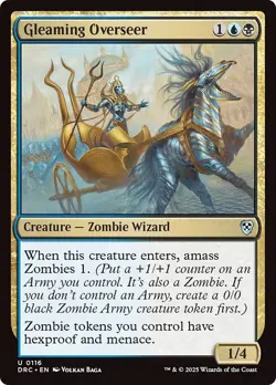 GLEAMING OVERSEER x4 mtg NM-M Commander Aetherdrift 4 Unc - Image 1