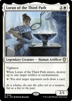 LORAN OF THE THIRD PATH x1 mtg NM-M Commander Bloomburrow 1 Rare - Image 1