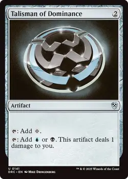TALISMAN OF DOMINANCE x4 mtg NM-M Commander Aetherdrift 4 Unc - Image 1
