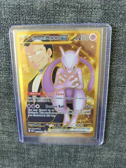 Pokemon TCG Team Rocket's Mewtwo EX Destined Rivals Card 240/182 NM Condition - Image 1