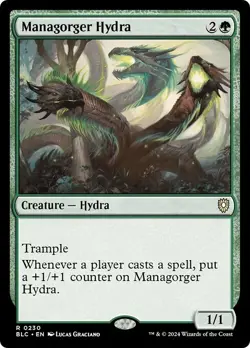 MANAGORGER HYDRA x1 mtg NM-M Commander Bloomburrow 1 Rare - Image 1