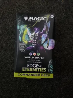 Magic The Gathering Edge Of Eternities World Shaper Commander Deck NEW - Image 1