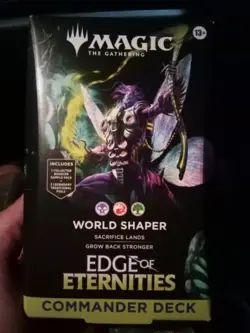 Magic The Gathering Edge Of Eternities World Shaper Commander Deck NEW - Image 1
