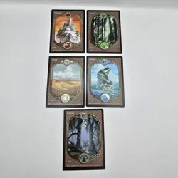1998 Magic The Gathering Full Art Lands All Types - Image 1