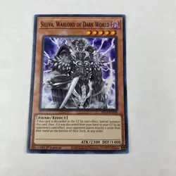 yugioh Silva, Warlord Of Dark World Sr-13-en008 Dark World 1st Edition Common - Image 1