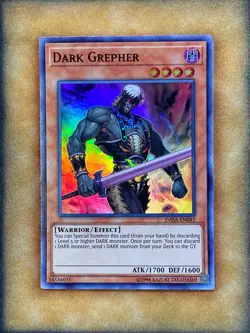 Yugioh Dark Grepher DASA-EN042 Super Rare NM - Image 1