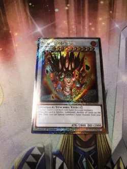 Jurrac Meteor 1st Edition Platinum Secret Rare RA04-EN139 Yu-Gi-Oh! - Image 1