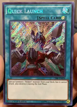 Yugioh Quick Launch CIBR-EN056 Secret Rare 1st Ed NM w/Tracking - Image 1