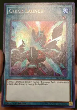 Yugioh Quick Launch CIBR-EN056 Secret Rare 1st Ed NM w/Tracking - Image 5