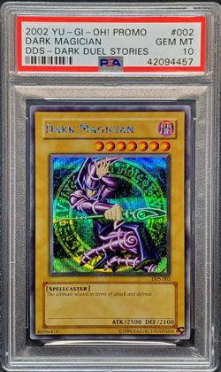 Dark Magician Yugioh 2002 DDS-002 Secret Rare PSA 10 - Image 1