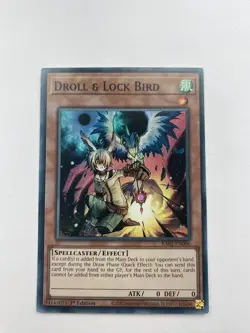 Yu Gi Oh - RA02-EN006 Droll & Lock Bird - Super Rare - Image 1