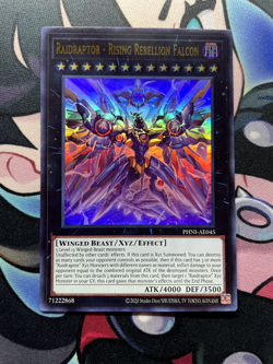 Raidraptor - Rising Rebellion Falcon PHNI-AE045 ULTRA RARE YUGIOH Asian-English - Image 3