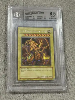 Yu-Gi-Oh 2003 Slifer GBI-001, Obelisk GBI-002, And Ra GBI-003 Secret Rare Promos - Image 3
