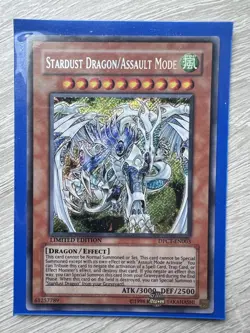 Yugioh! Stardust Dragon/Assault Mode DPCT-EN003 Ultra Rare Limited Edition - Image 1