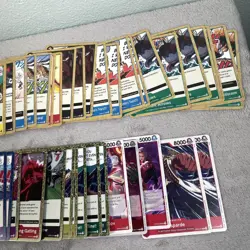 One Piece Card Game 232 Card Bulk Lot Character Common Uncommon Cards NM - Image 3